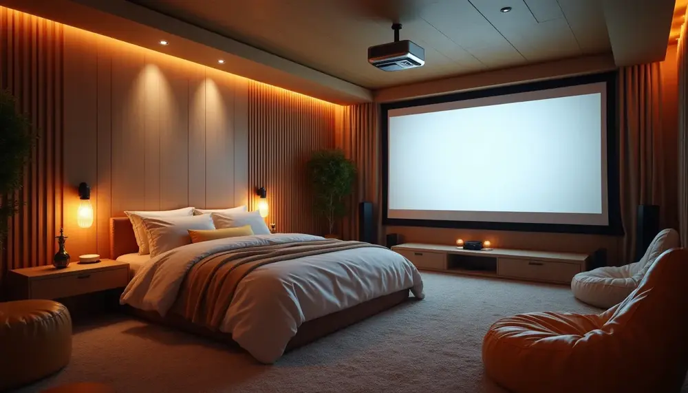 So richten Sie ein perfektes Heimkino im Schlafzimmer ein